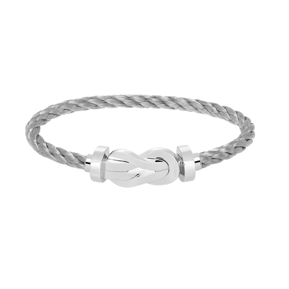 [Everoly JW]CHANCE LARGE 8 FIGURE BUCKLE NO DIAMOND BRACELET SILVER