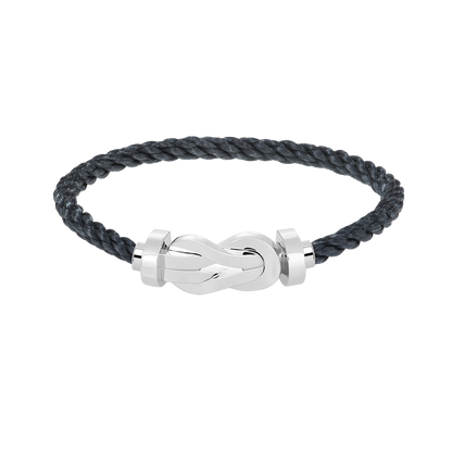 [Everoly JW]CHANCE LARGE 8 FIGURE BUCKLE NO DIAMOND BRACELET SILVER