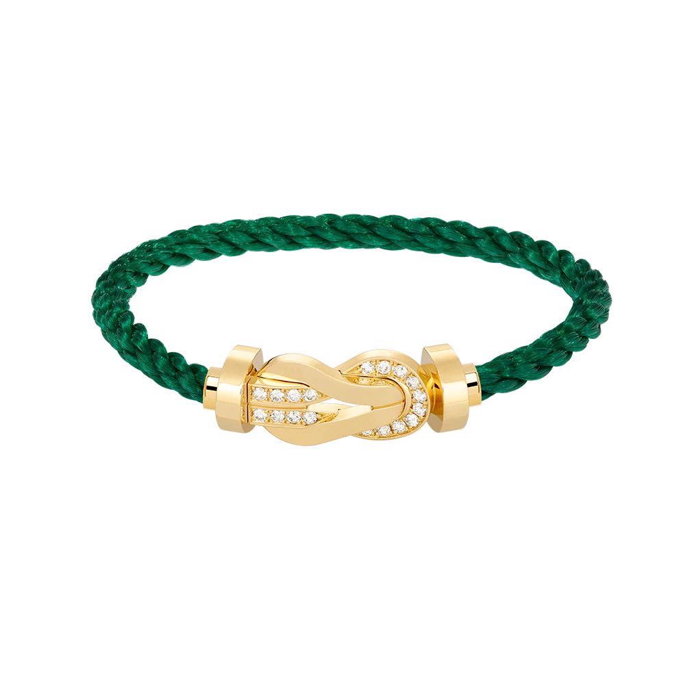 [Everoly JW]CHANCE LARGE 8 FIGURE BUCKLE HALF DIAMOND BRACELET GOLD