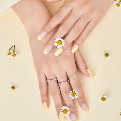 [Everoly JW]Dazzling Lustrous Round Cut Tennis Ring