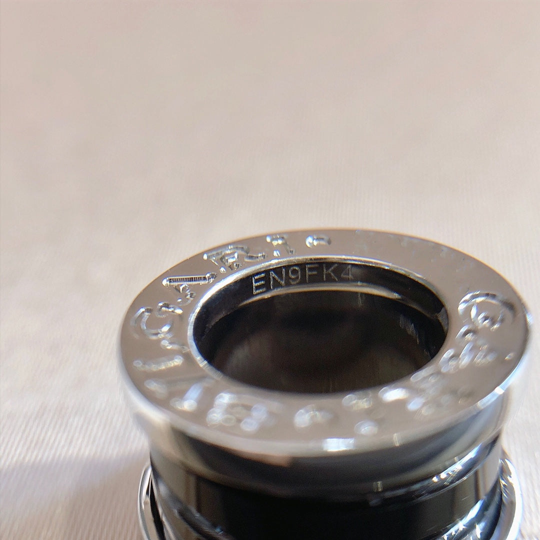 [Everoly JW]ZERO 1 BLACK CERAMIC SILVER NECKLACE