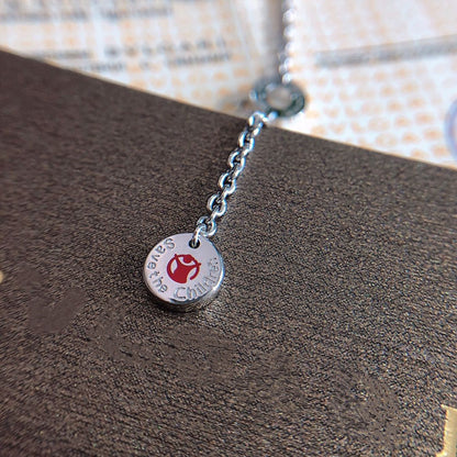 [Everoly JW]ZERO 1 BLACK CERAMIC SILVER NECKLACE