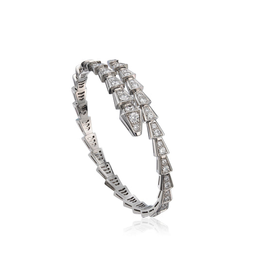 [Everoly JW]SERPENTI BRACELET 6MM SILVER DIAMOND