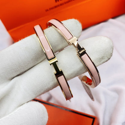 [Everoly JW]CLASSIC HM CLIC  PINK 8MM ENAMEL BRACELET