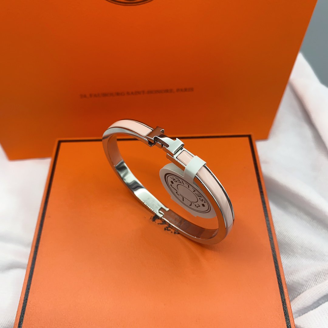 [Everoly JW]CLASSIC HM CLIC  PINK 8MM ENAMEL BRACELET