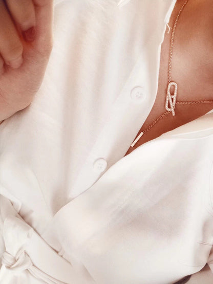 [Everoly JW]HM FIRE PIG NOSE NECKLACE TRENDY STREET